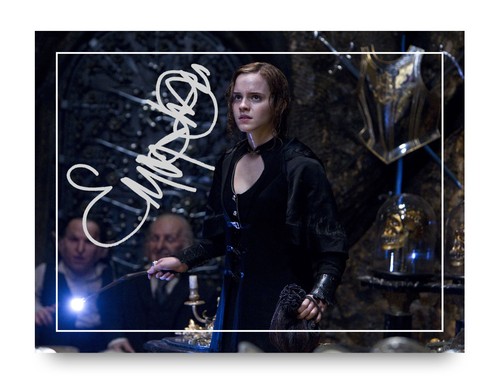 Emma watson 8x6 photo signed - emma,