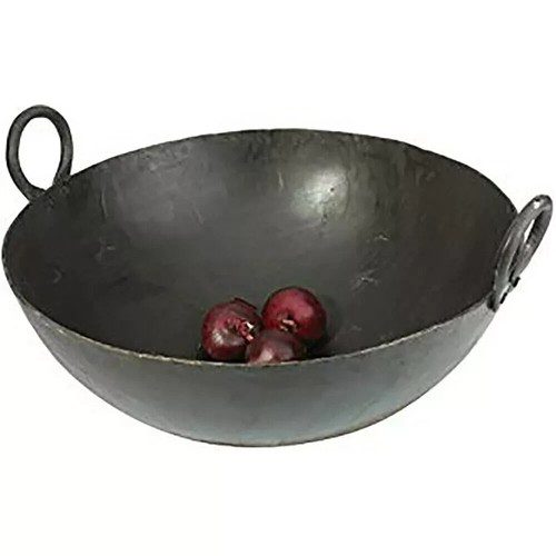 Natural iron wok karahi kadai - karahi,
