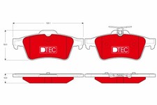 Gdb1621dte brake pad set disc - pad, set,
