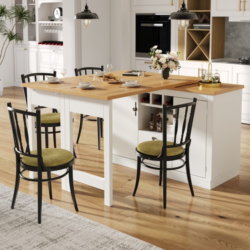 Kitchen island extendable - island, w/