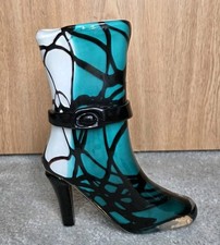 Glass High-Heeled Boot Vase-