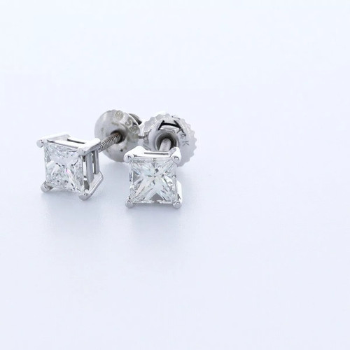 Stud earrings solid 14k gold - stud,