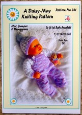 DOLLS KNITTING PATTERNS no 281