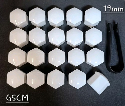 19mm white wheel nut bolt - wheel,