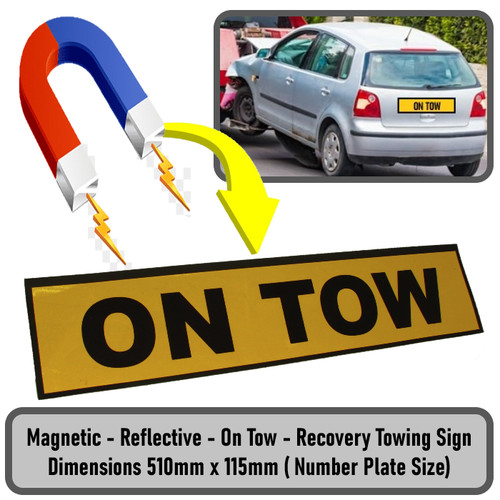 Tow magnetic reflective - on,