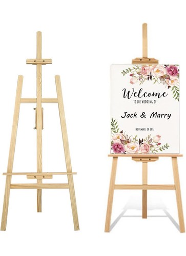 Inch wooden display easel - 59,