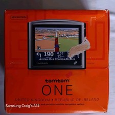 TomTom ONE N14644 Sat Nav GPS Navigation System - UK & Ireland Maps - Working