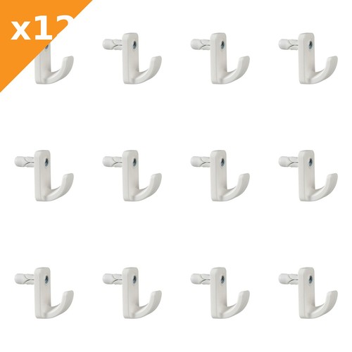 Plasplugs white single - white, hollow