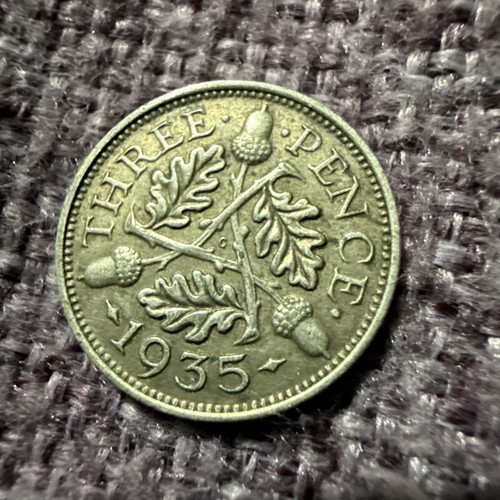 1935 three pence george - 1935,
