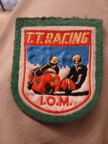 Isle man sidecar - tt, woven