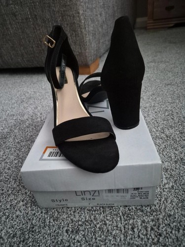 Ladies black suede effect - ladies,