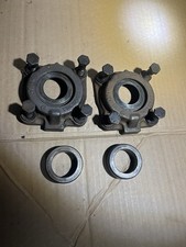 Pair Genuine Vw Swing Axle Gearbox Long Shaft Bearing Caps & Bolts Aircooled