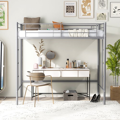 Silver high sleeper bed - sleeper, frame