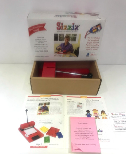 Boxed sizzix personal - personal, red