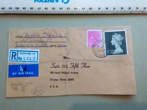 Postal history registered - gb,