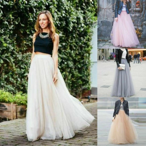 Layer tulle long skirt tutu - layer,