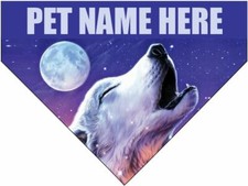 Dog/Pet Bandana - White Wolf