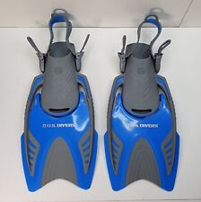 U.S DIVERS SNORKELLING SCUBA DIVING FINS SWIMMING FLIPPERS L-XL UK3-6 EUR34-38