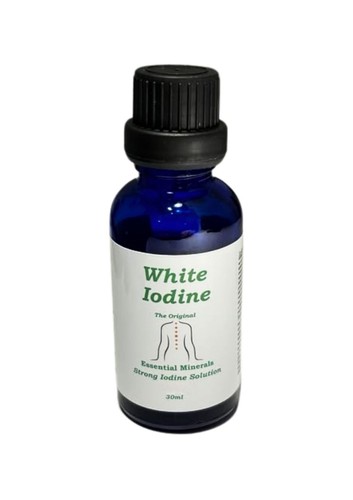 White iodine solution with - solution,