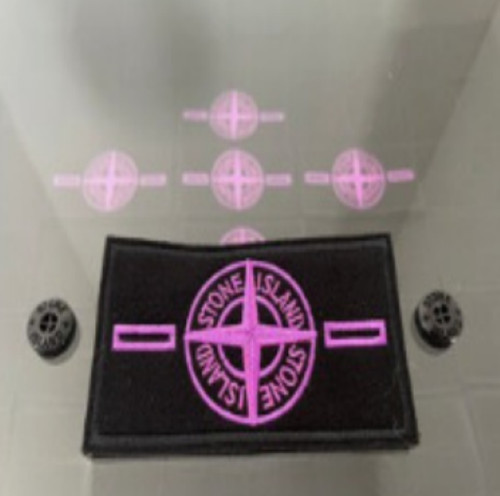 Stone island badge - stone,