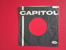 1 CAPITOL company record sleeve. UK. Original. Used. **GOOD WITH WRITING**