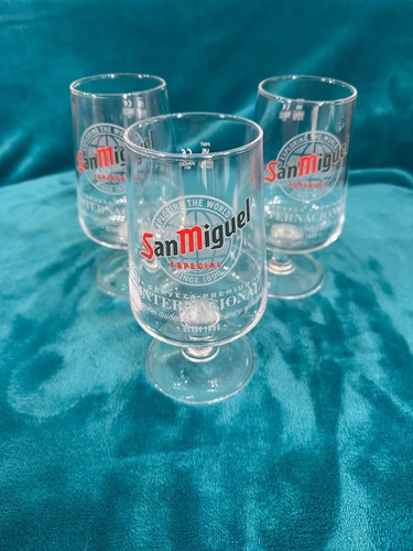 Sanmiguel glasses - , x3