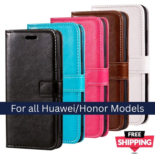 Leather wallet flip - leather,