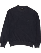 AUSTRALIAN L'ALPINA Mens Crew Neck Jumper Sweater IT 50 Medium Navy Blue CA08