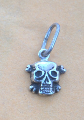 Skull pendant sterling - ww, 2