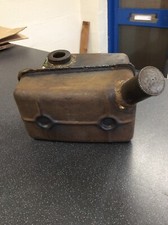 Vintage motorcycle oil tank - vintage,