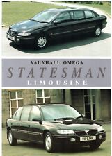 Eagle Vauxhall Omega Statesman Limousine Mid-Late 1990s UK Market Sales Brochure