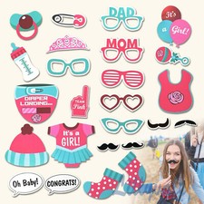 25PCS Baby Photo Booth Props
