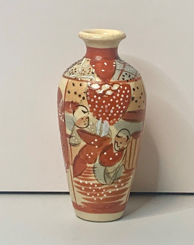 Antique japanese vase meiji - japanese,