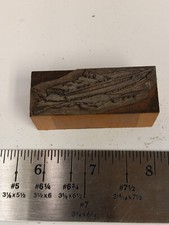 Vintage Letterpress Block /