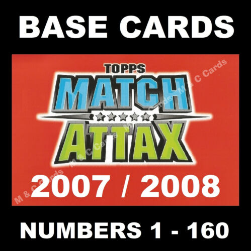 Match attax 2007 - match, 2007/08