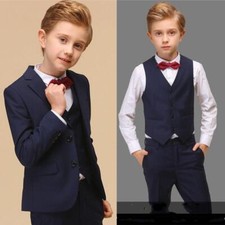Dark Navy Boy Suit 3 Piece