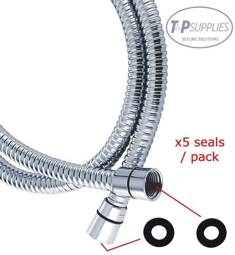 Shower hose seal - hose, rubber