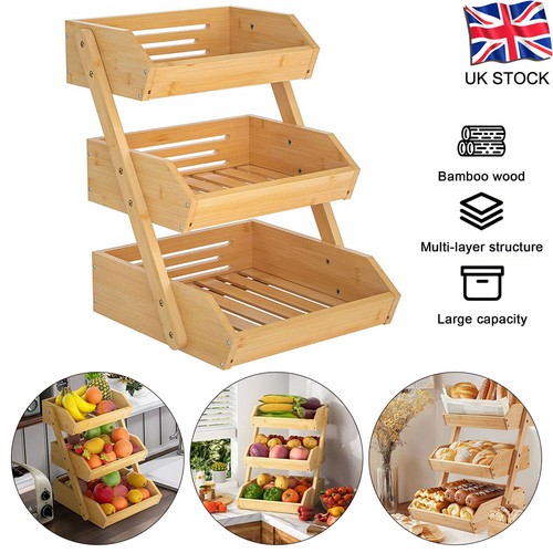 Tier bamboo fruit - 3, basket