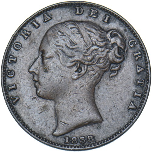1838 farthing victoria - -,