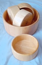 Salad Bowl Set. Wooden . Vintage Cooks Club. Pre owned but never used.