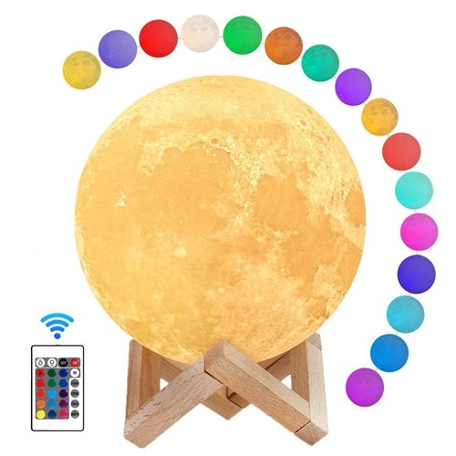 Rechargeable moon lamp - lamp, night