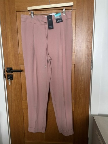 Size 14l pink trousers - pink,
