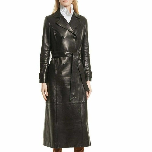Women black leather - black,