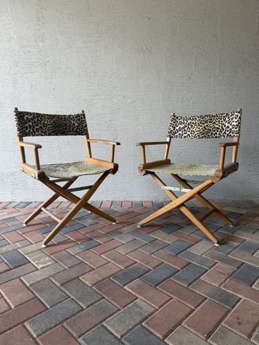 Pair vintage hardwood - pair,