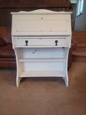 White bureau writing desk, in