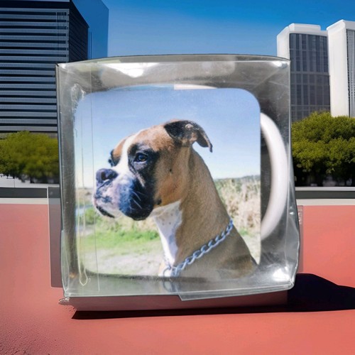 Cup coaster set with - cup, print
