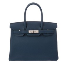 HERMES Birkin 30 Deep Blue D