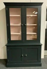 Devol Style Glazed Dresser Cupboard Curiosity Style Cabinet.