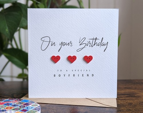 Boyfriend birthday card - birthday,