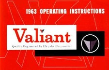 1963 Plymouth Valiant Owner's